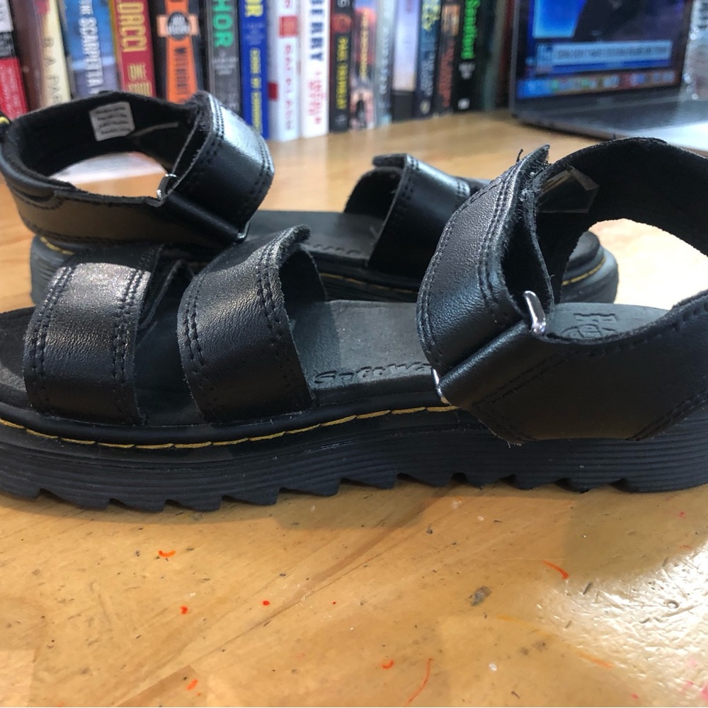 Dr. Martens Black Chunky Sandals - Picture 2 of 8
